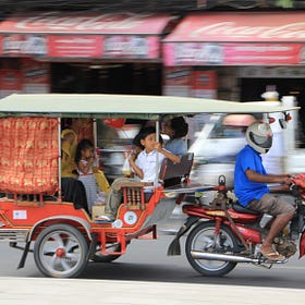 Tuk Tuk Riding in Phnom Penh
