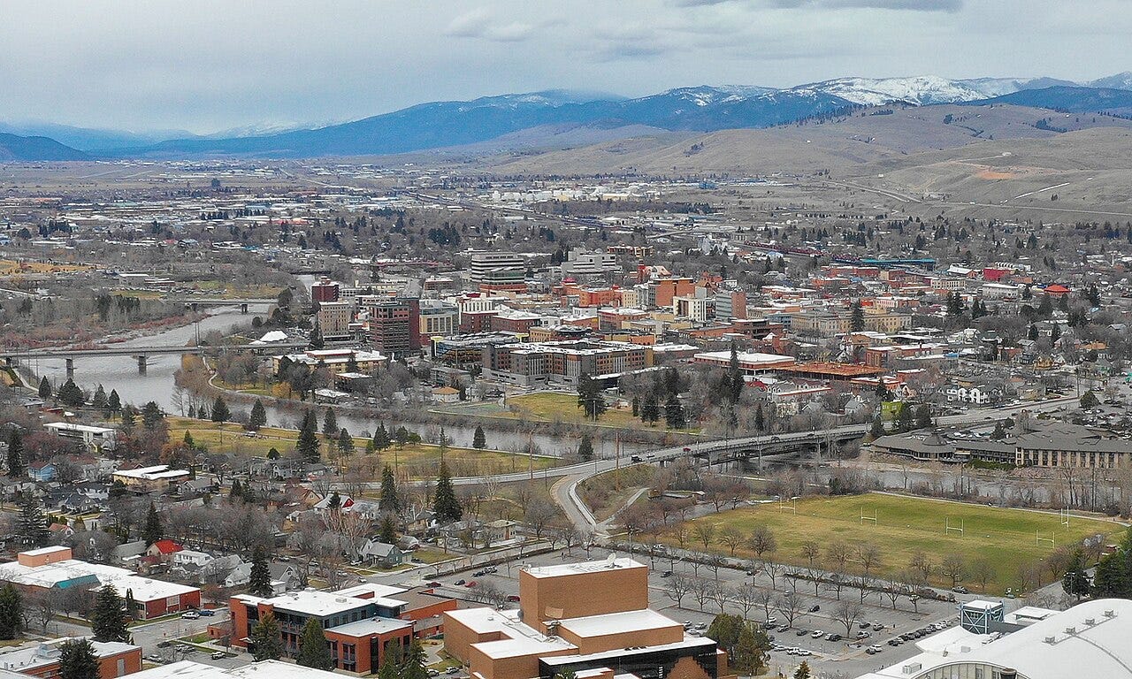 The Missoula, Montana, skyline The Missoula, Montana, skyline