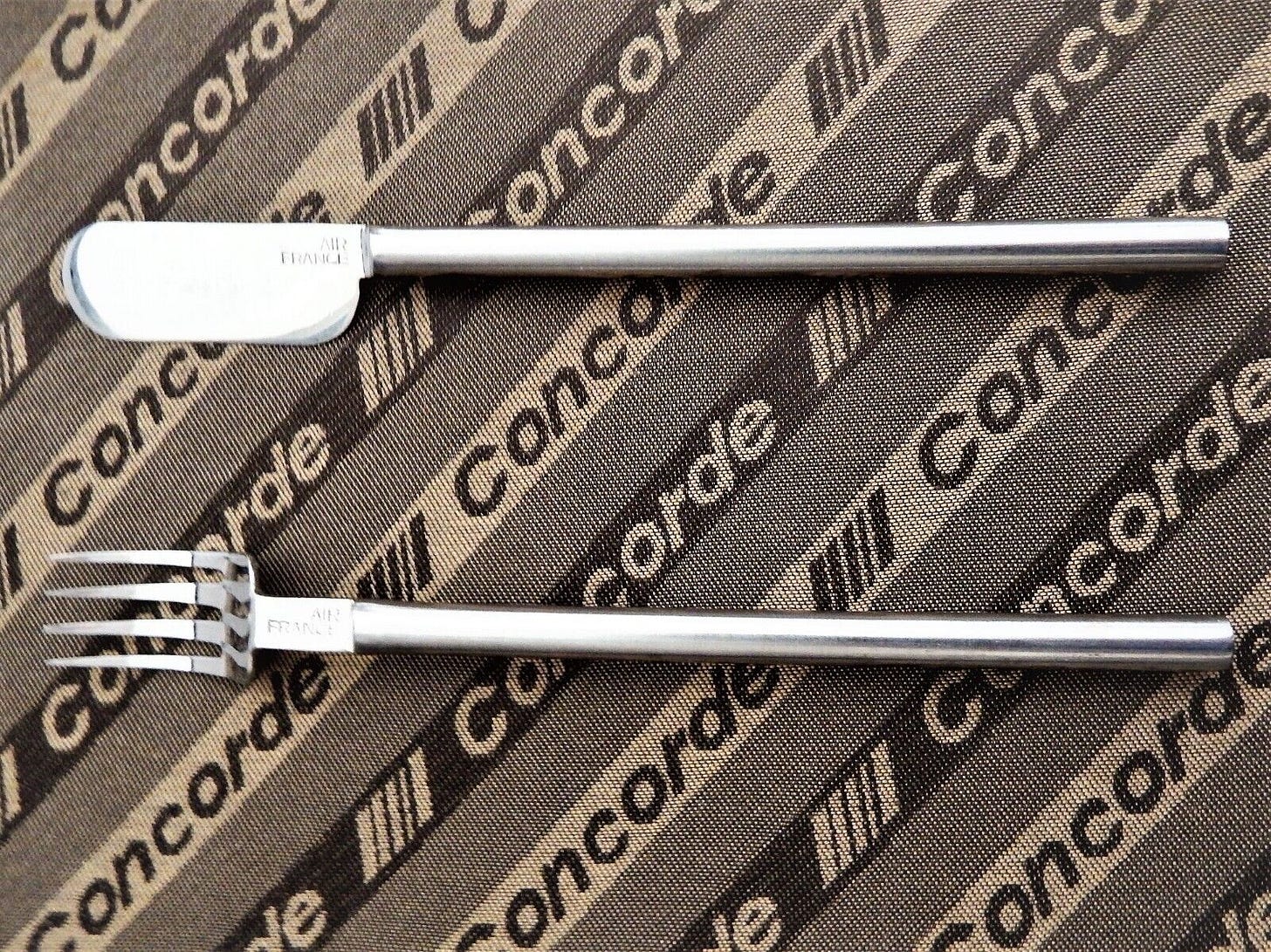 Air France Concorde Raymond Loewy Bouillet Bourdelle CIE Cutlery 01325J/51151M - Picture 1 of 6