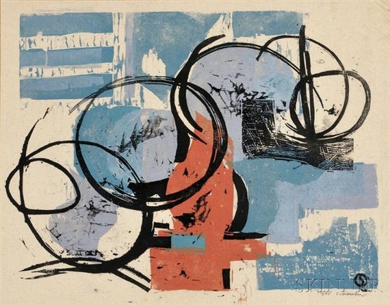 Circle Image, 1954 - 1955 - Louis Schanker