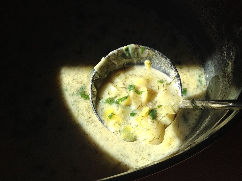 Solstice Kümmel Soup for a New Kind of Day