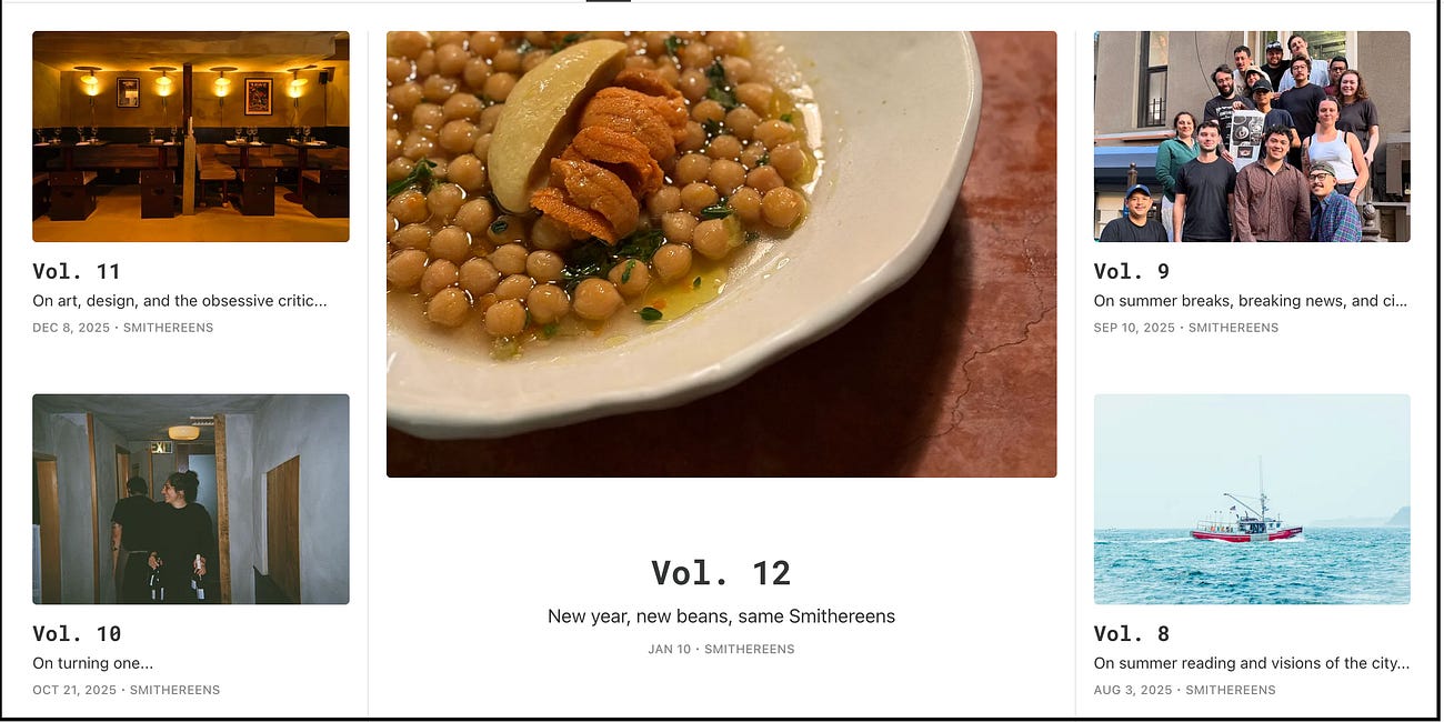 Looking forward: Restaurants on Substack