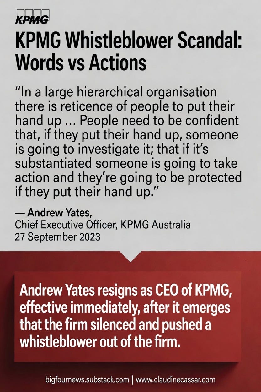 Resignation of Andrew Yates