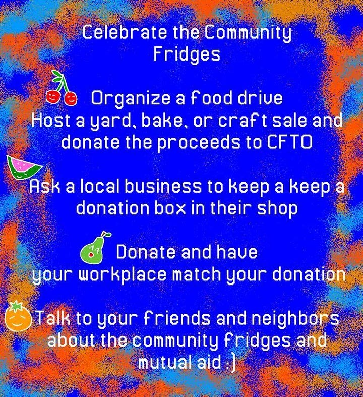 CFTO turned 5 on July 18th. Help us celebrate by organizing a food drive, connecting with a local business, or raising funds!