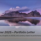 September 2025 - Portfolio Letter