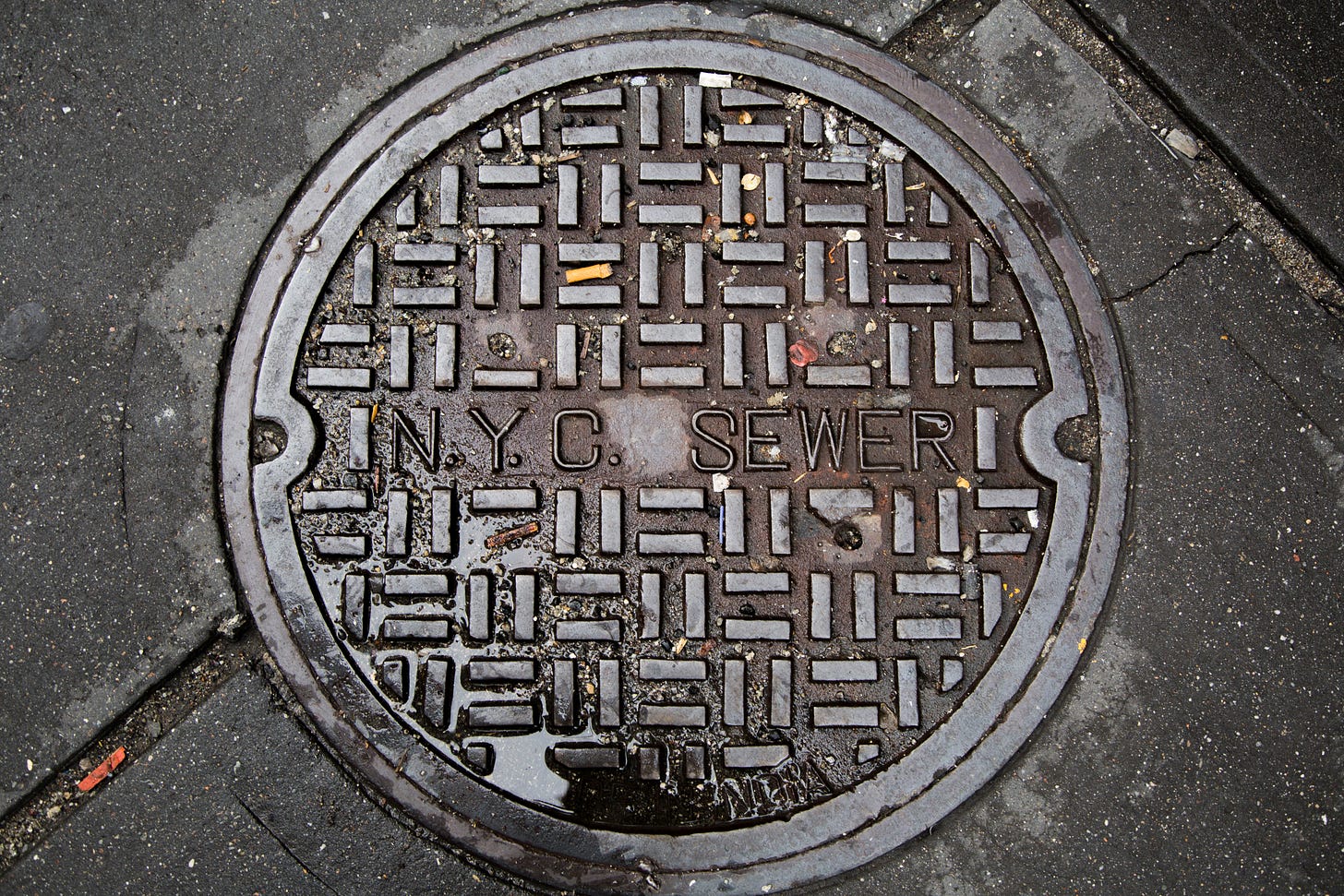 A New York City manhole cover. (Shutterstock) A New York City manhole cover. (Shutterstock)