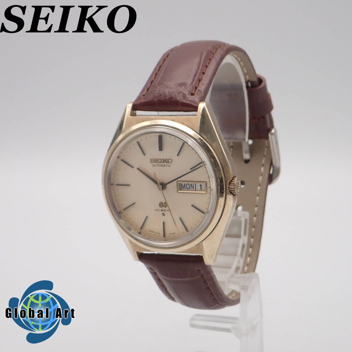 U07306/SEIKO Seiko/GS Grand Seiko/High Beat/Automatic Winding/Men's Watch/CAP GOLD/GS Medallion/Dial Silver/5646-7010