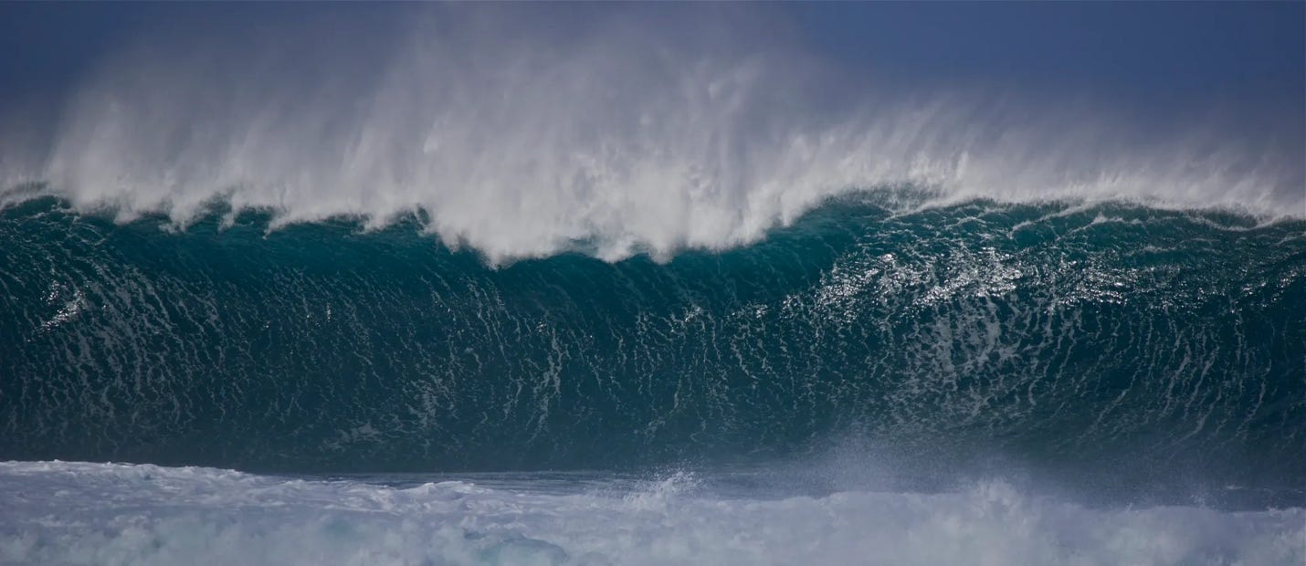 A large wave in the ocean
AI-generated content may be incorrect. A large wave in the ocean
AI-generated content may be incorrect.