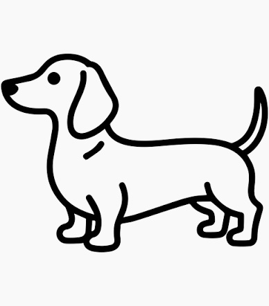 Dachshund Line Art Svg Png: Cut Ready Digital Design For Cricut Silhouette(Digital download) Dachshund Line Art Svg Png: Cut Ready Digital Design For Cricut Silhouette(Digital download)