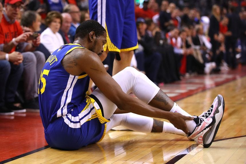 The Entire NBA Felt Kevin Durant's Injury - WSJ