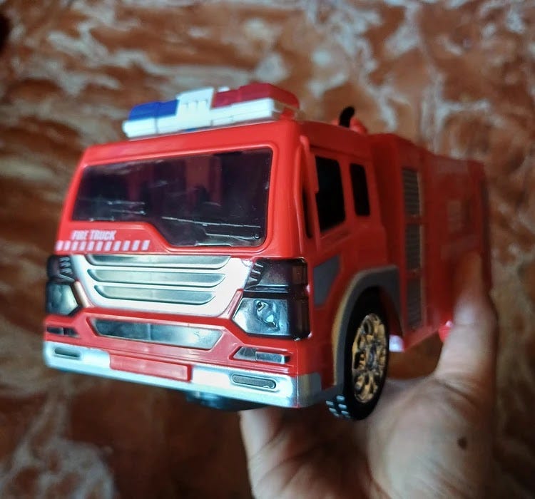 Toy firetruck robot Toy firetruck robot
