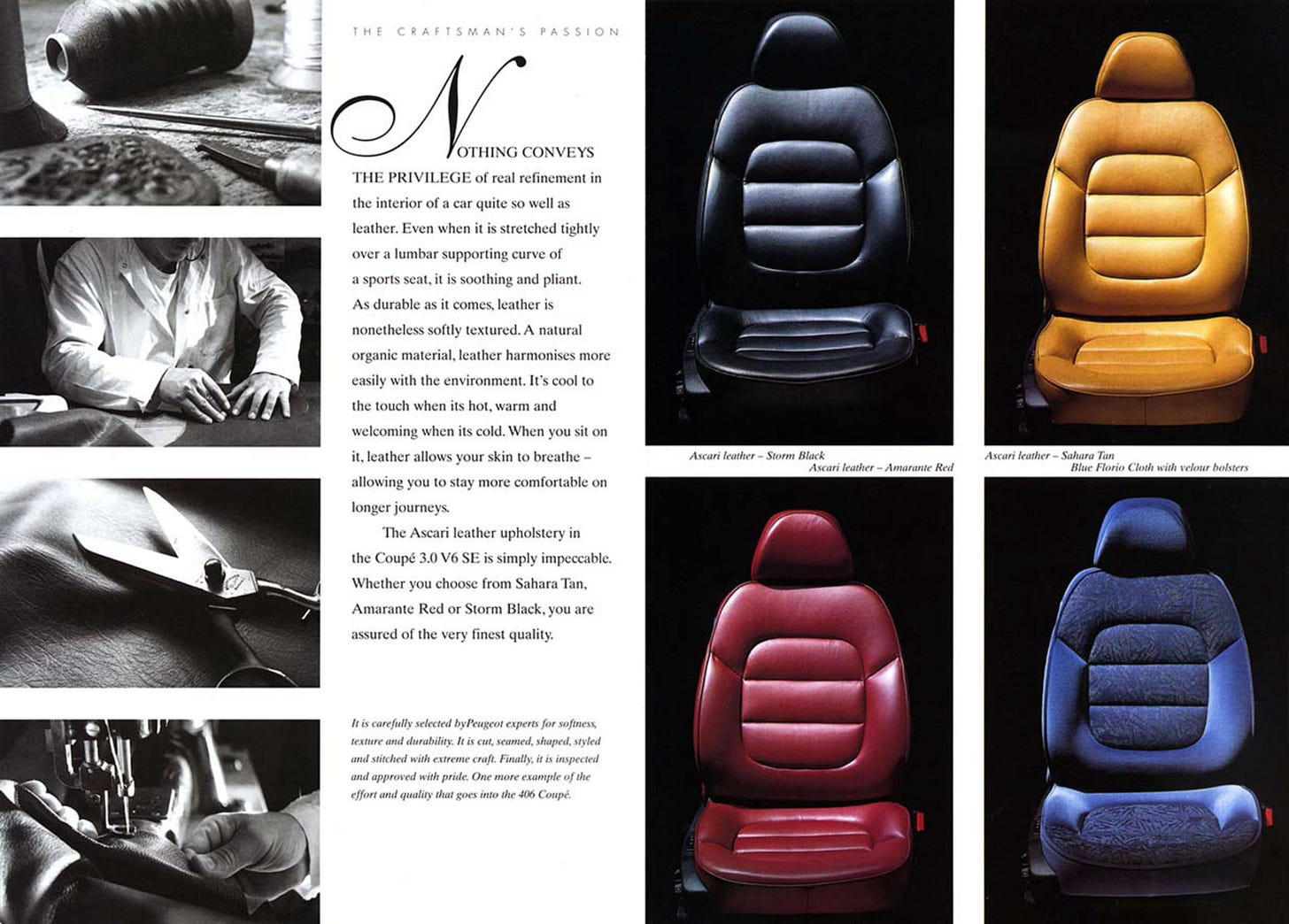 Peugeot 406 Coupe 1998 UK brochure Peugeot 406 Coupe 1998 UK brochure