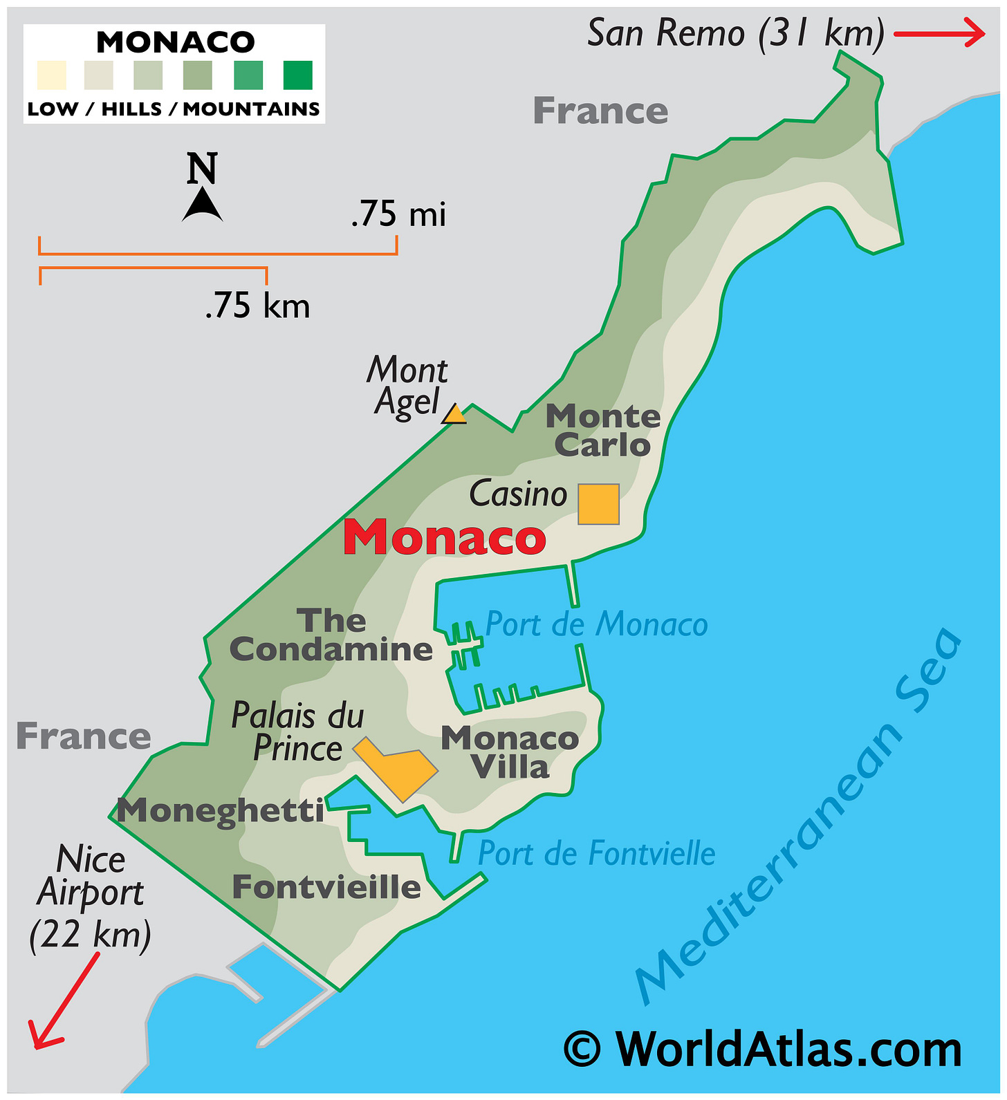 Monaco Maps & Facts - World Atlas Monaco Maps & Facts - World Atlas