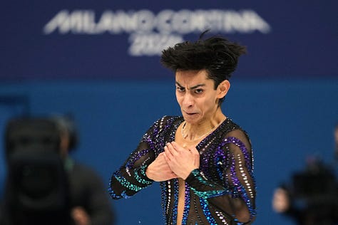 Facial fun at the 2026 Winter Olympics