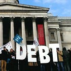 Default on debt, not on development