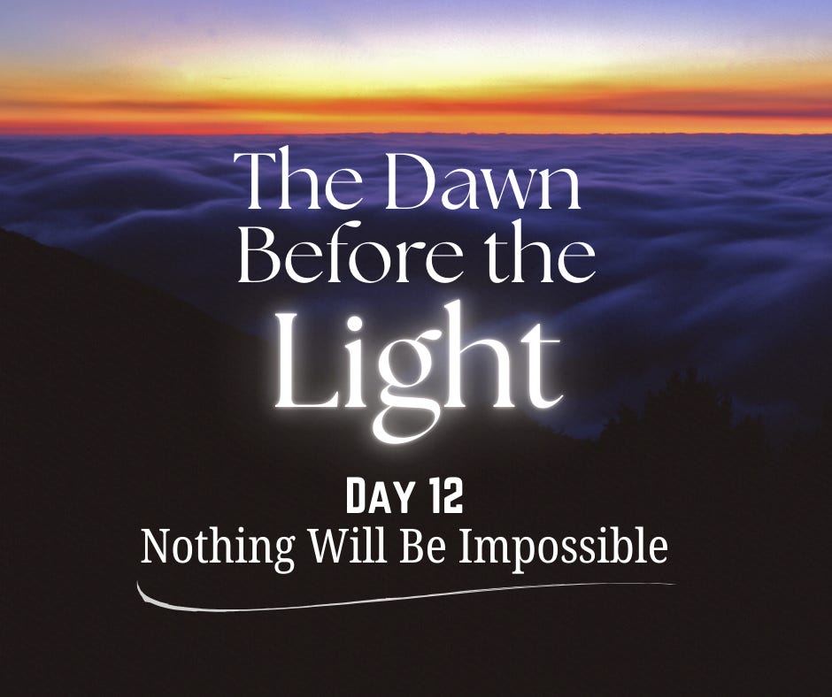 The Dawn Before the Light - Day 12 - by David Roseberry