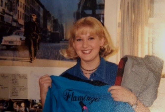 Jessica at school in 1997 Jessica at school in 1997