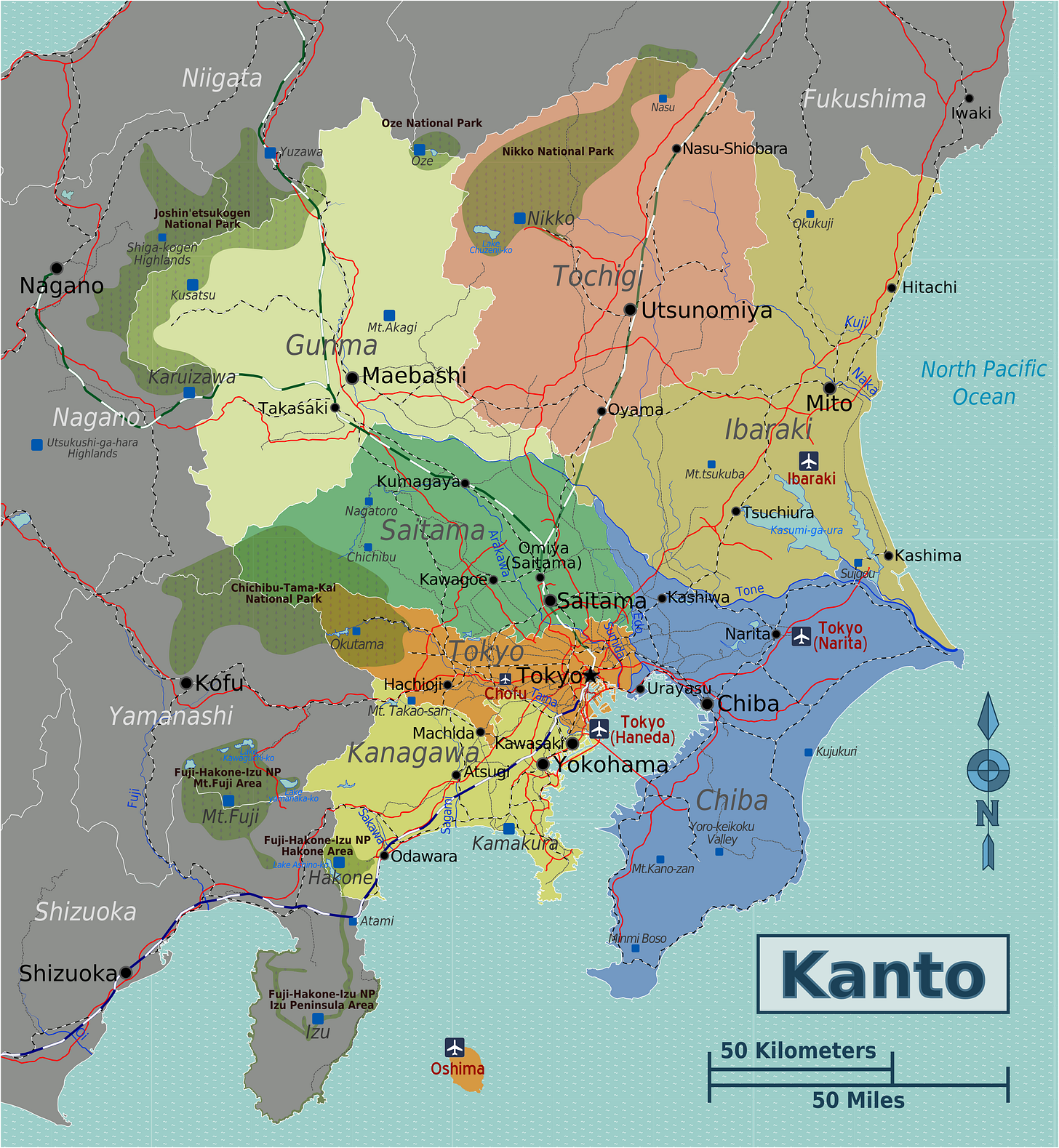 Kanto – Travel guide at Wikivoyage