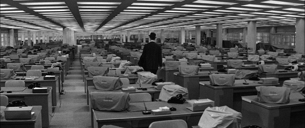 THE APARTMENT (1960) Cinematography by Joseph LaShelle Directed by Billy  Wilder Explore more shots in our database: https://t.co/z8qbeAhwjA