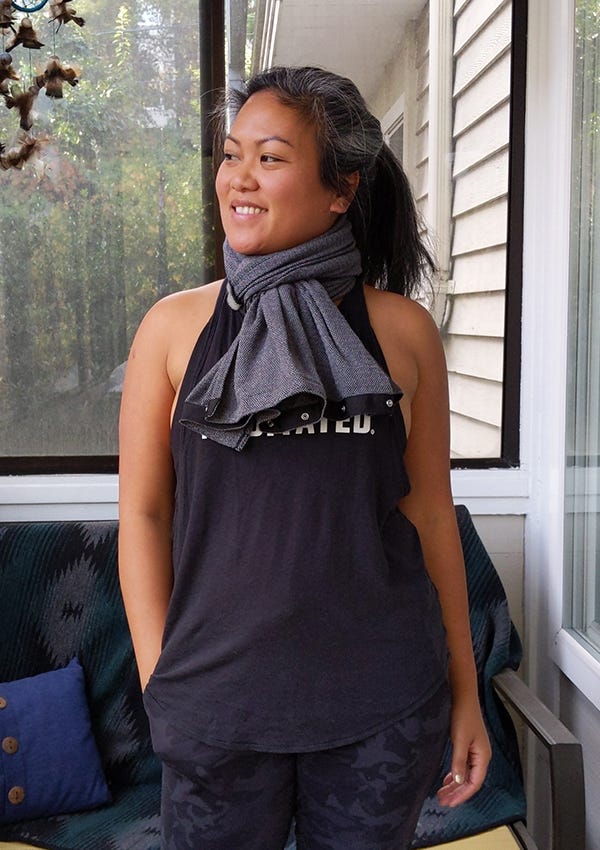 How to Wear lululemon Vinyasa Scarf Loop and Dangle How to Wear lululemon Vinyasa Scarf Loop and Dangle