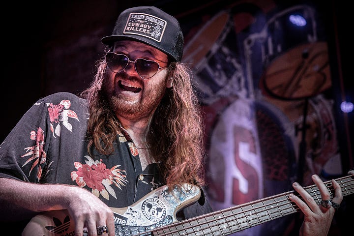 Brad "Red" Wolf, bass / All photos by author