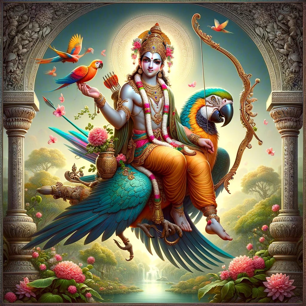Exploring Kamadeva: The Hindu God of Love & Desire | NaamJapa.com