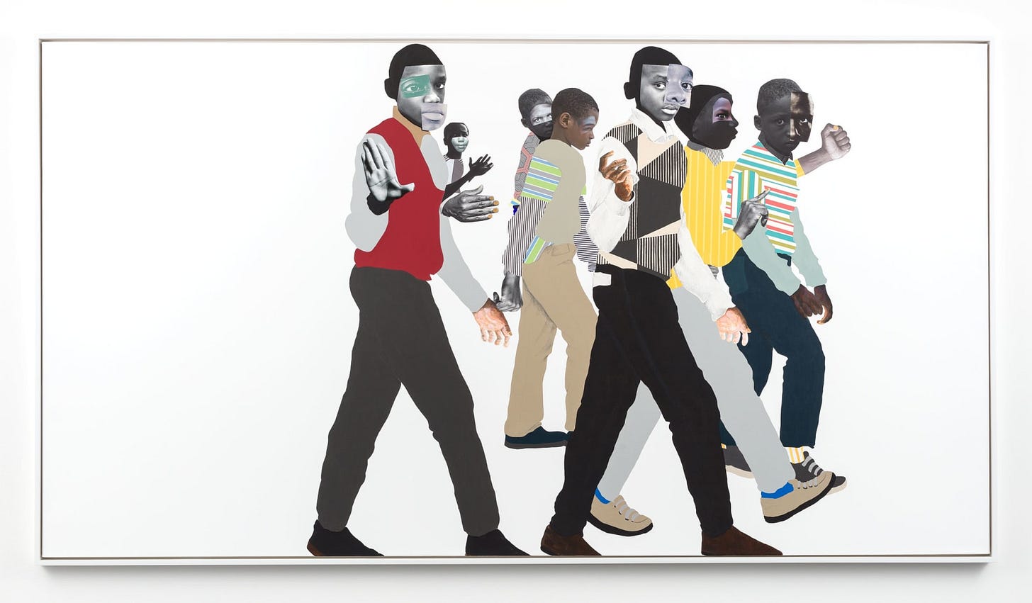 Deborah Roberts, When you see me, 2019 Deborah Roberts, When you see me, 2019
