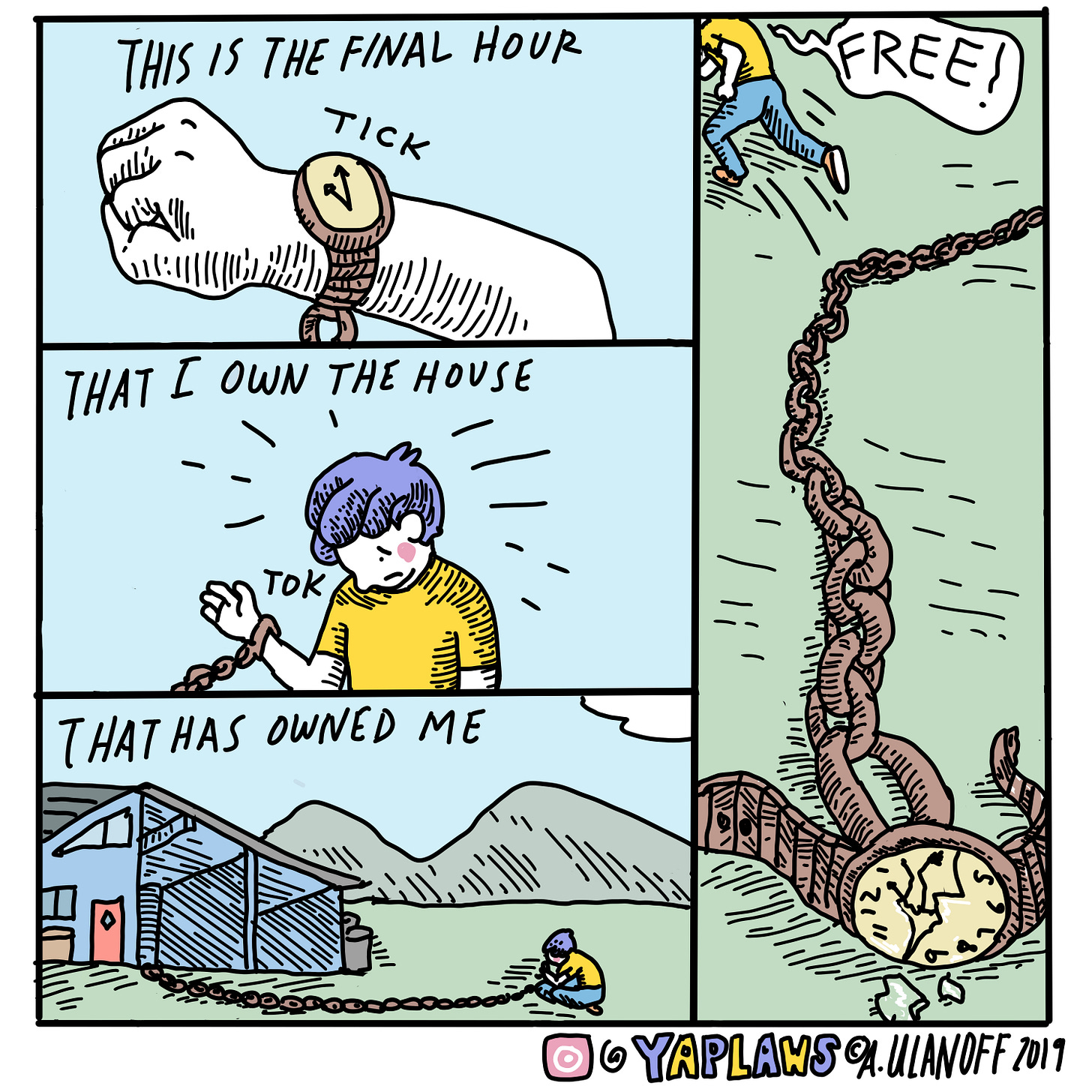 Comic about losing my home