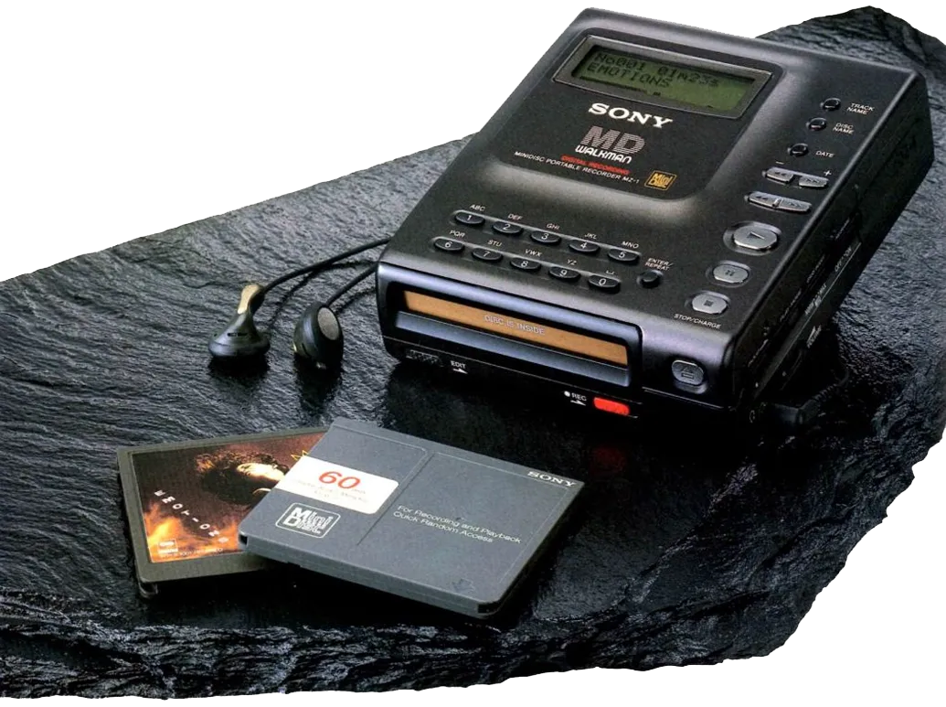 ポータブルプレーヤー SONY MINIDISC PORTABLE RECORDER MZ-1 ポータブルプレーヤー SONY MINIDISC PORTABLE RECORDER MZ-1
