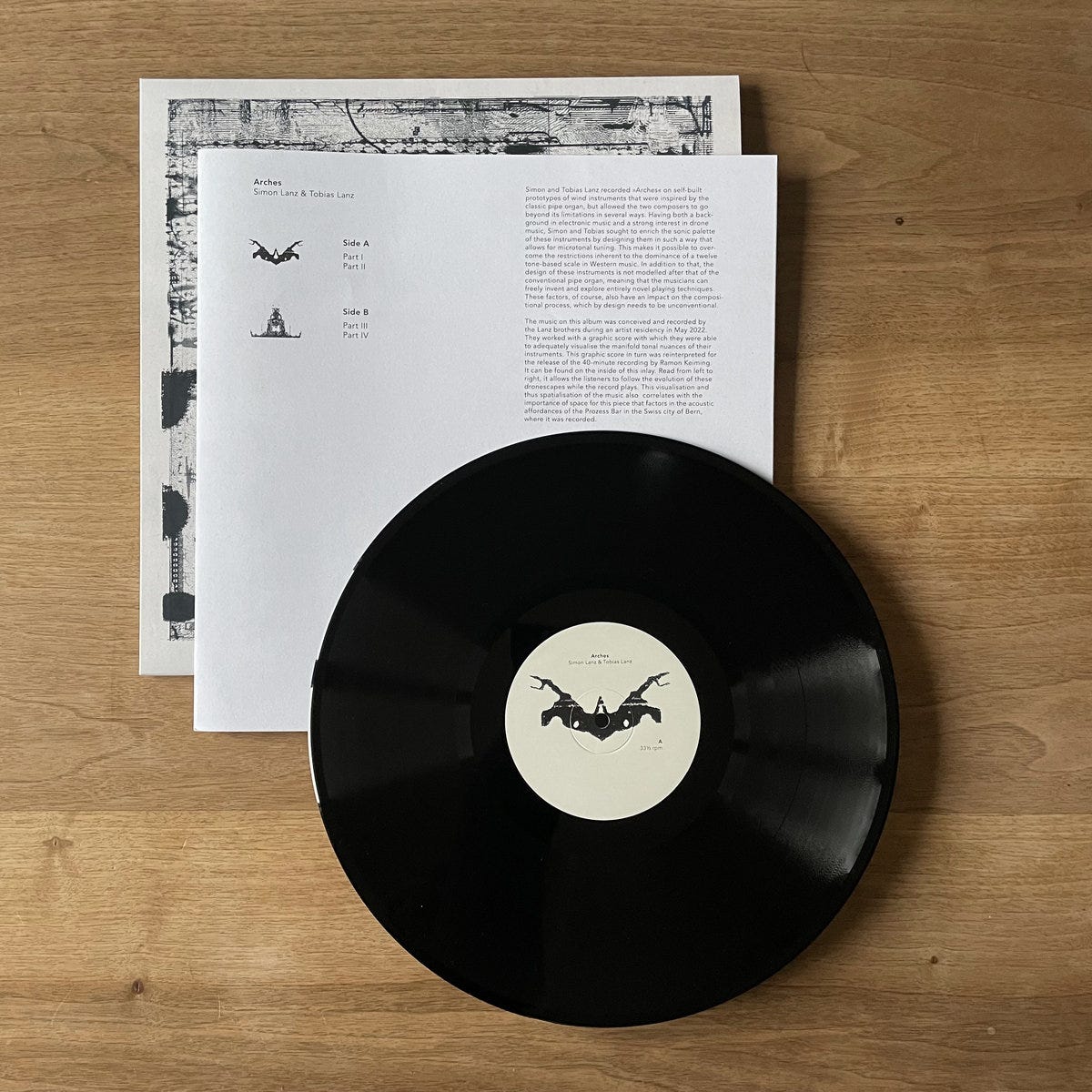 Simon Lanz & Tobias Lanz, SIMON LANZ & TOBIAS LANZ – Arches, (Limited Vinyl and 4-Page Booklet, Digital album), HG2306, Hallow Ground, 2024