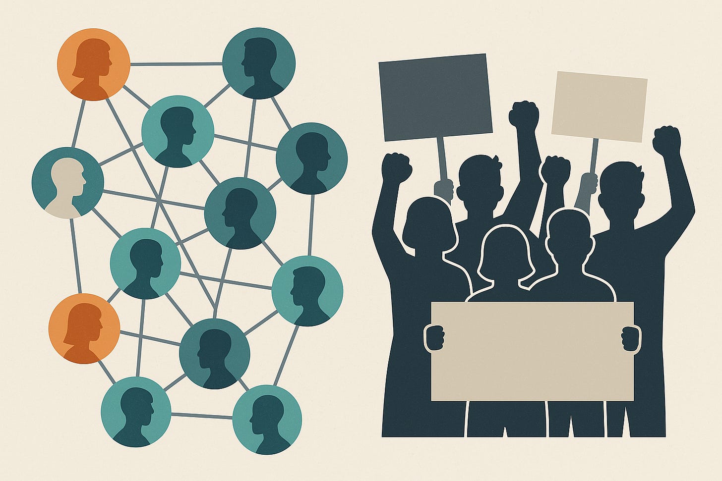 Use social network analysis to better understand how social relations  affect social movement outcomes