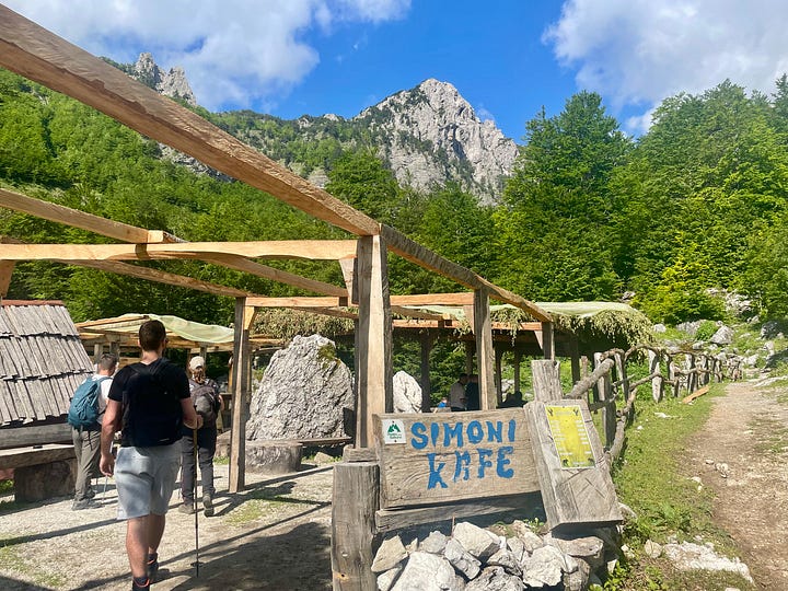 Turkish coffee, Albanian Alps, Simoni kafe
