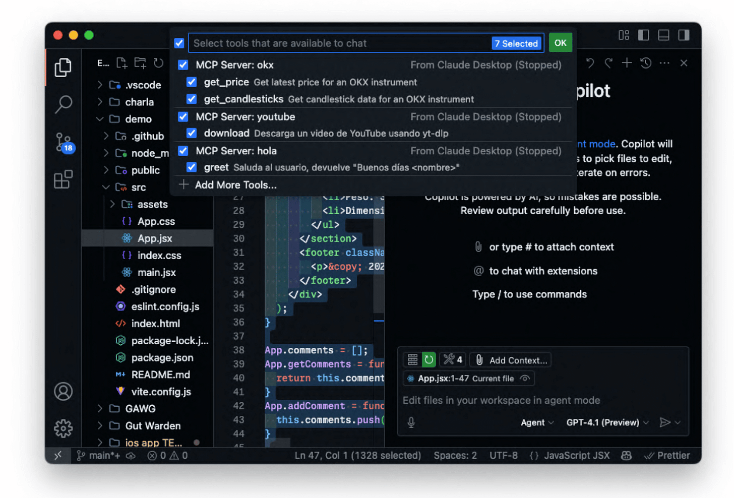 Servidores MCP disponibles en VSCode Servidores MCP disponibles en VSCode