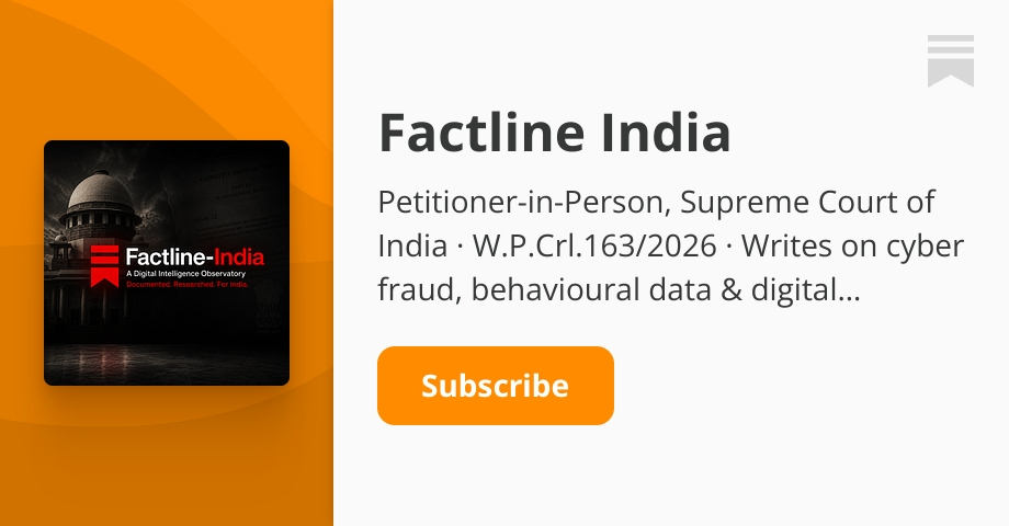 The ₹54,000 Crore Ghost: Why the Supreme Court is Chasing the Wrong Digital Dacoits