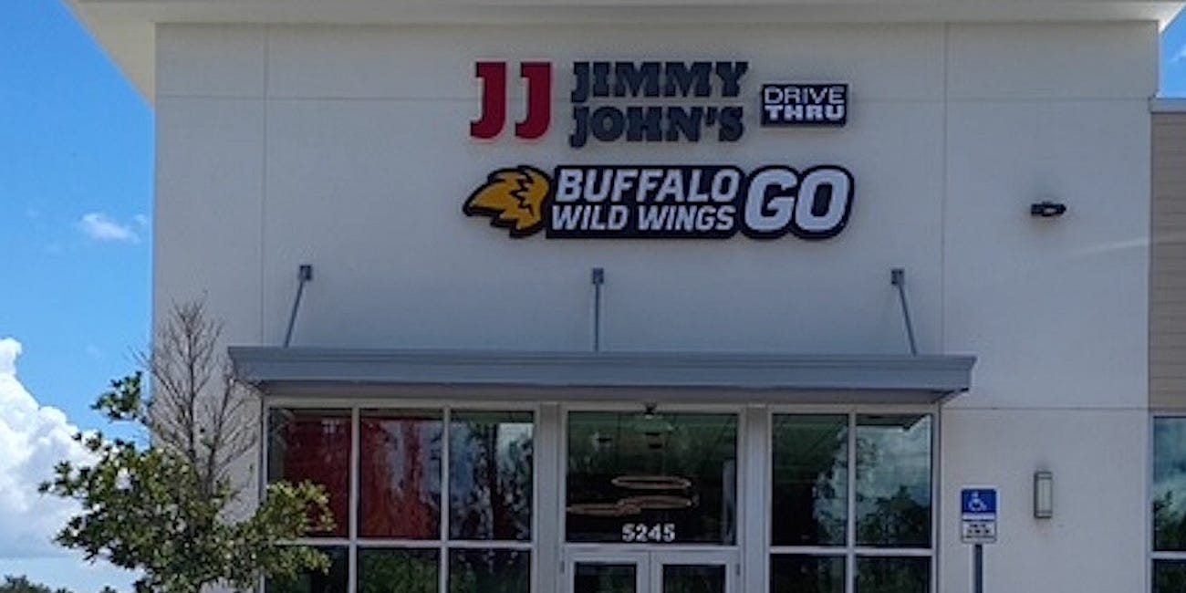 Nation’s First Buffalo Wild Wings GO and Jimmy John’s Co-Branded Restaurant to Open in Palmetto
