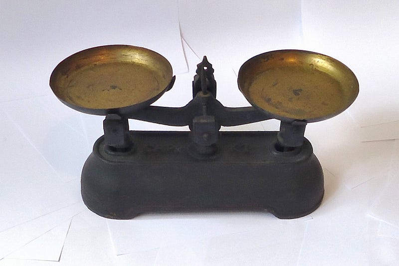 A set of scales