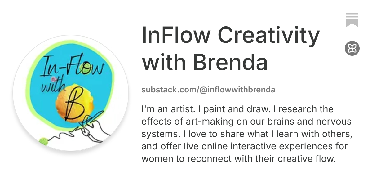 InFlow Creativity with Brenda | Substack