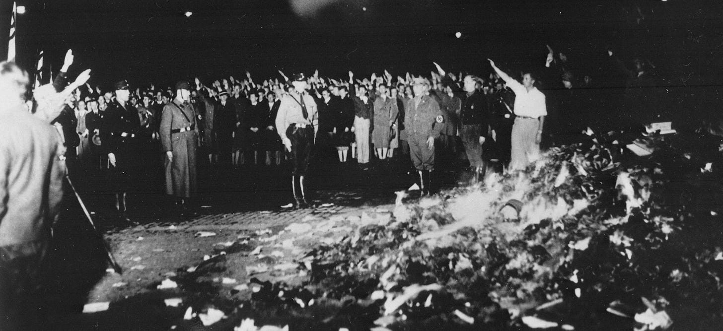 'Where They Burn Books, They Will Burn Men as Well'