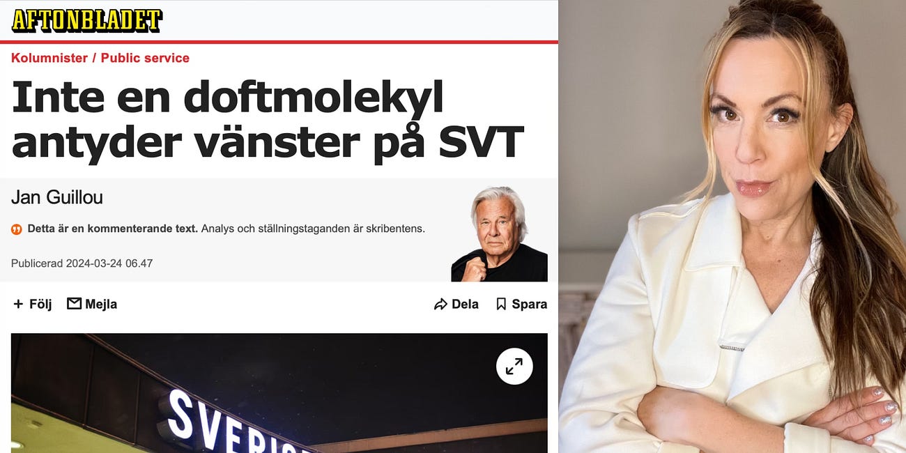 Guillou har fel om public service
