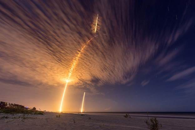 SpaceX Falcon 9 launch. Photo: John Kraus / National Geographic.