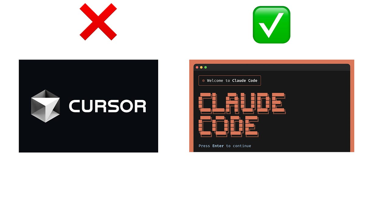 Why I switched from Cursor to Claude Code - by Daniel Moka