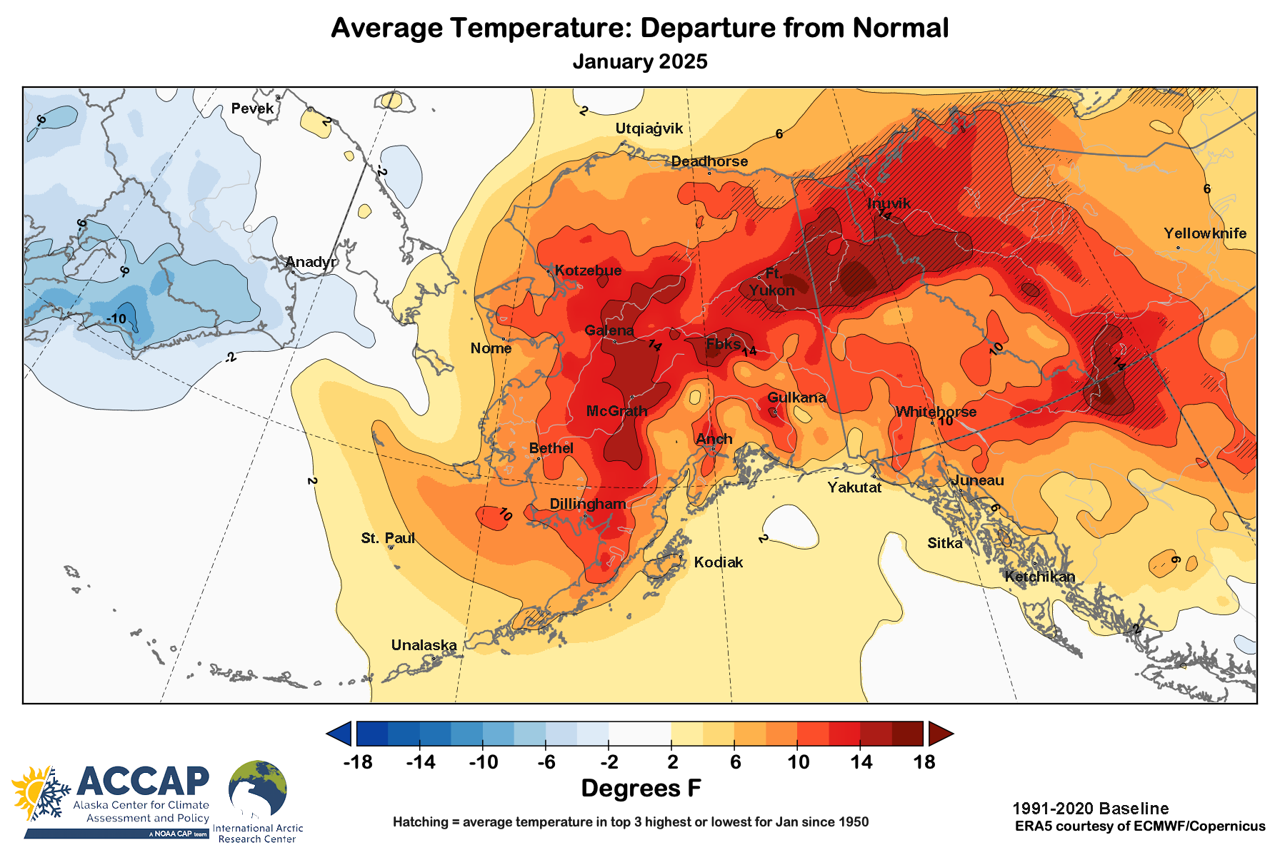 January 2025 Arctic & Alaska Climate Review