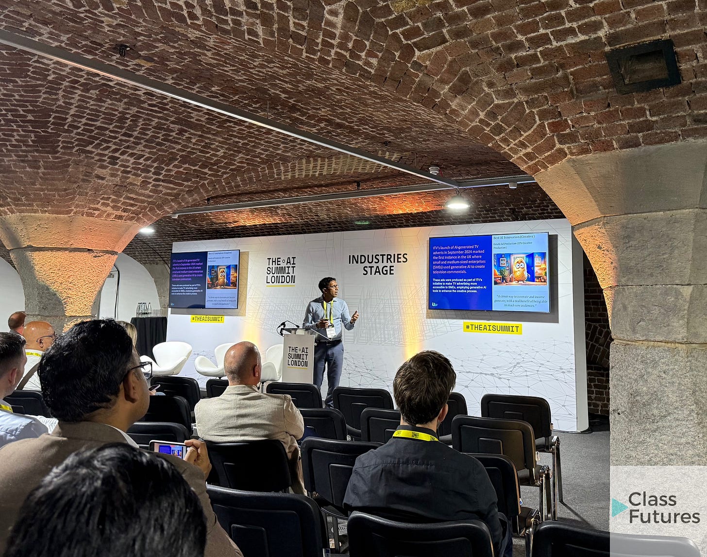 AI Summit ITV Clive Santamaria