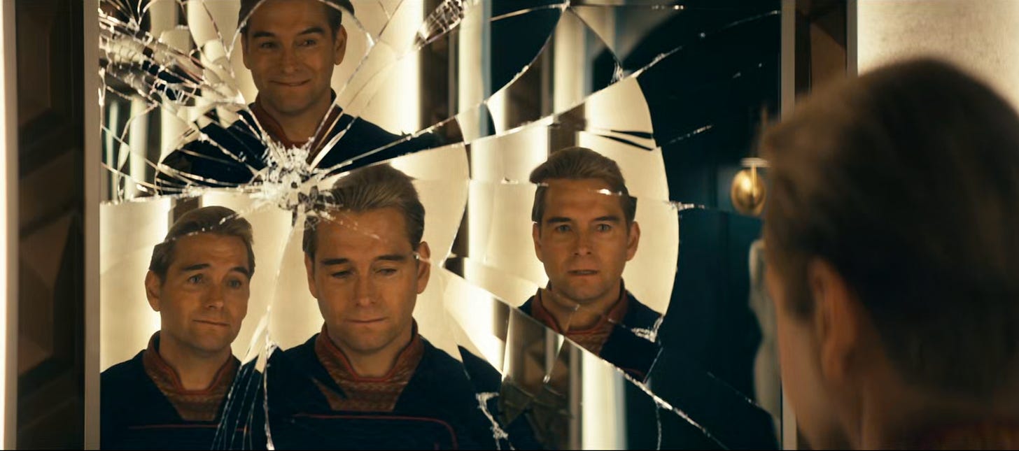 Mirroring and Shattering in THE BOYS