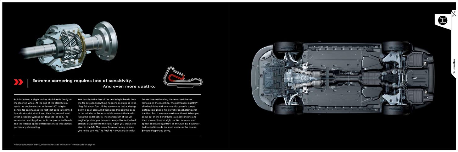 Audi B7 RS4 2006 brochure quattro Audi B7 RS4 2006 brochure quattro