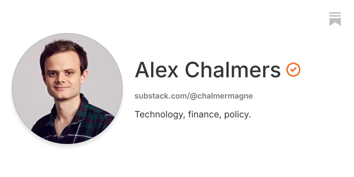 Alex Chalmers | Substack