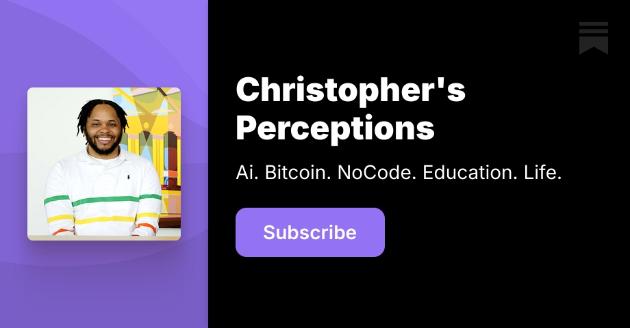 Christopher's Perceptions | C.M.P. | Substack