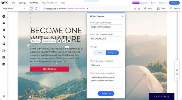 Wix Adds GPT-3 to Help Website Builders Create Content Faster