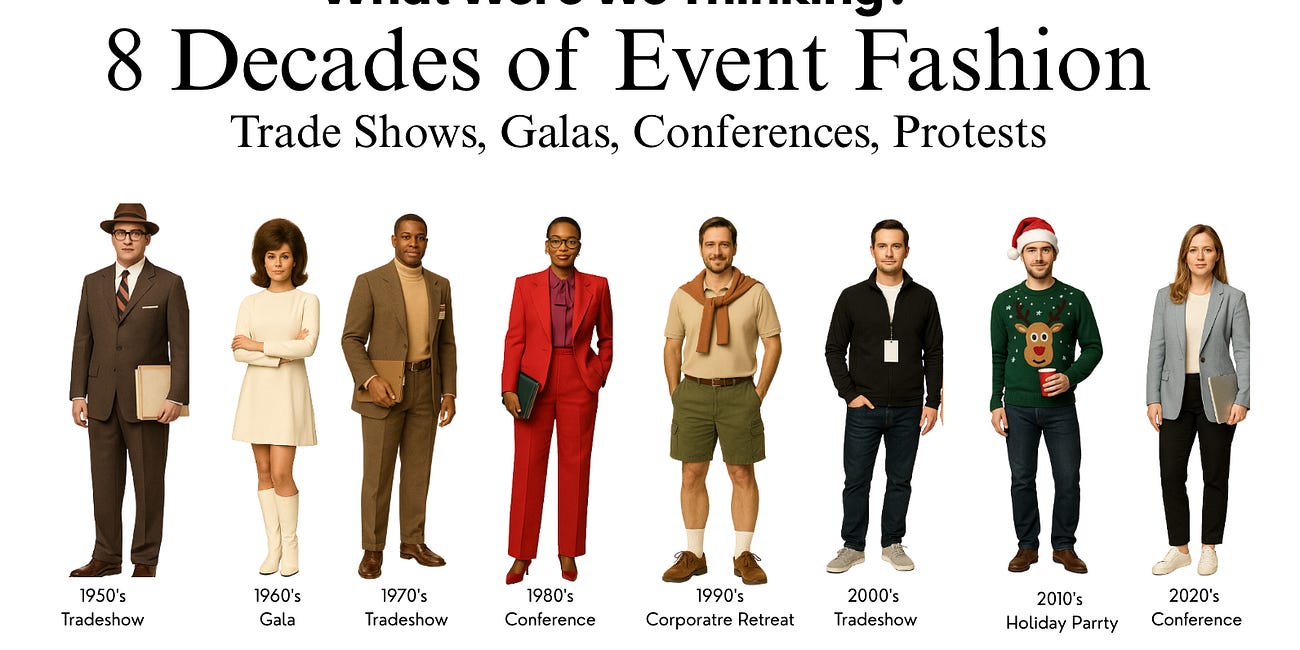 Decoding Event Fashion: Eight Decades of Style, Signal, and Showing Up
