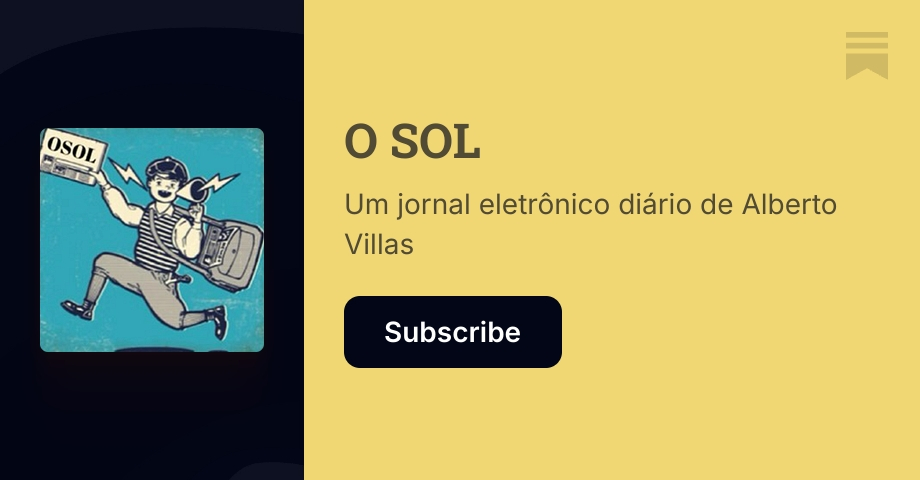 O SOL | Alberto Villas | Substack